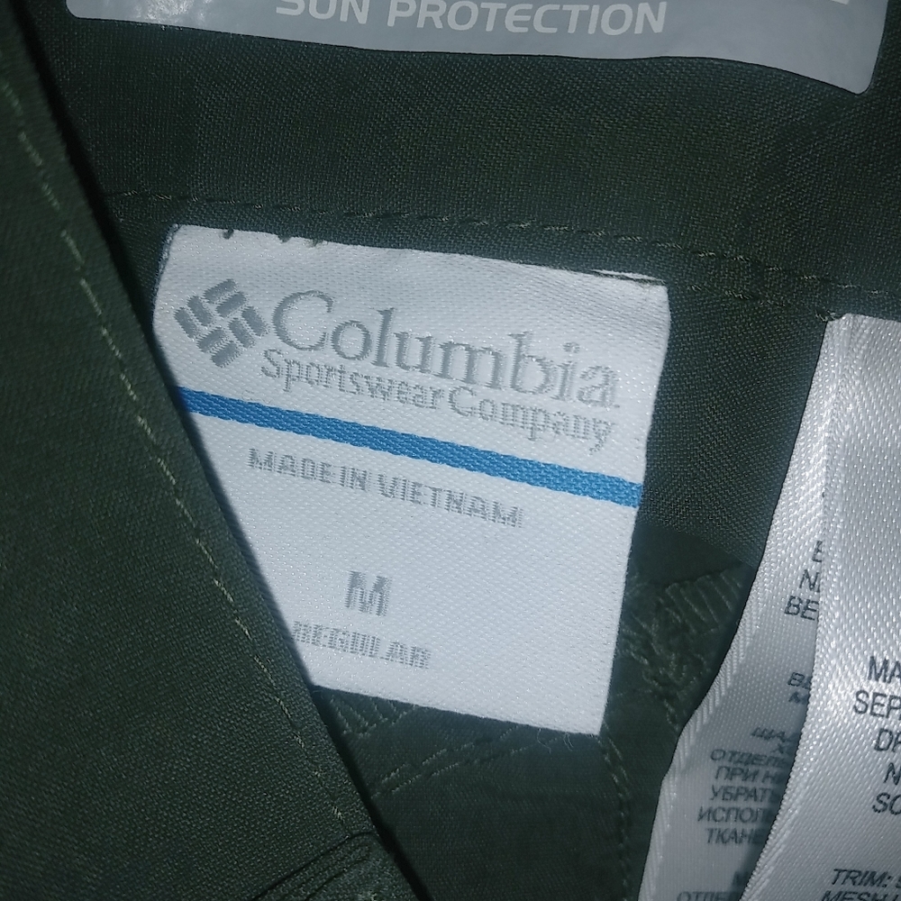 Columbia M Convertible Lightweight Omni Shade Sun Protection Shorts Pants Combo - Picture 8 of 8